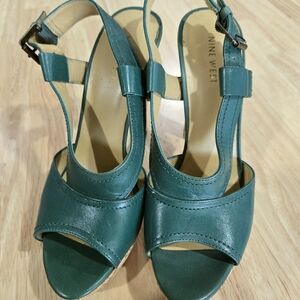 Nine West Women's Green Sandals